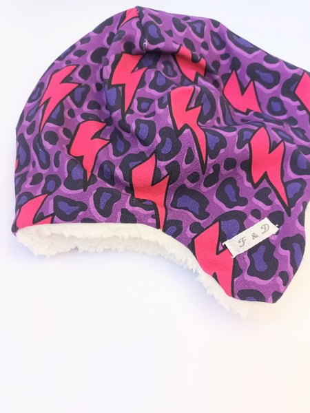 Ziggy Bolt PurpleTrapper Hat