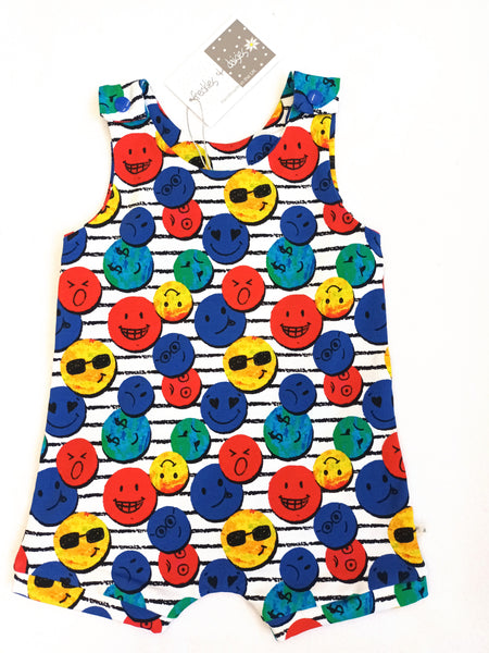 Summer Smiley Shortie Romper SALE