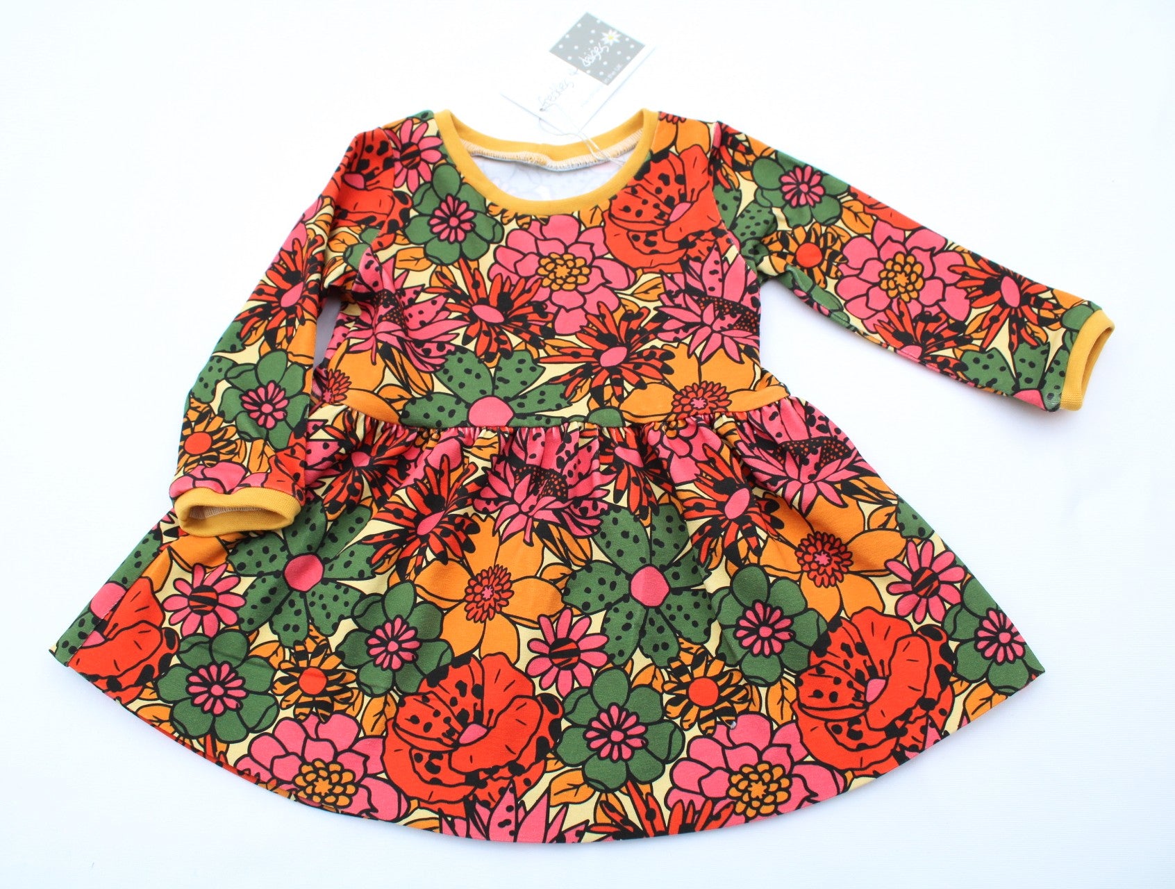 Twirl Dress Autumn Bloom, Long sleeve New Autumn/Winter Collection