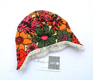 Autumn Bloom Trapper Hat