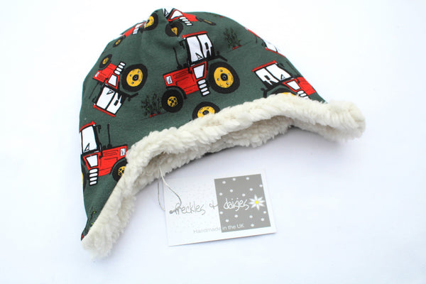 Happily Ever Tractor Trapper Hat