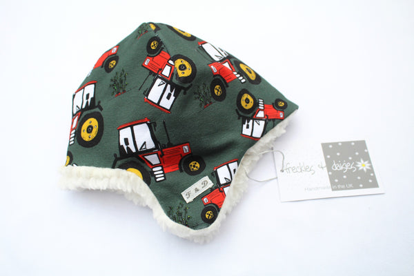 Happily Ever Tractor Trapper Hat
