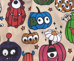 Halloween Boo Crew Dribble Bib - Bamboo Lined SALE