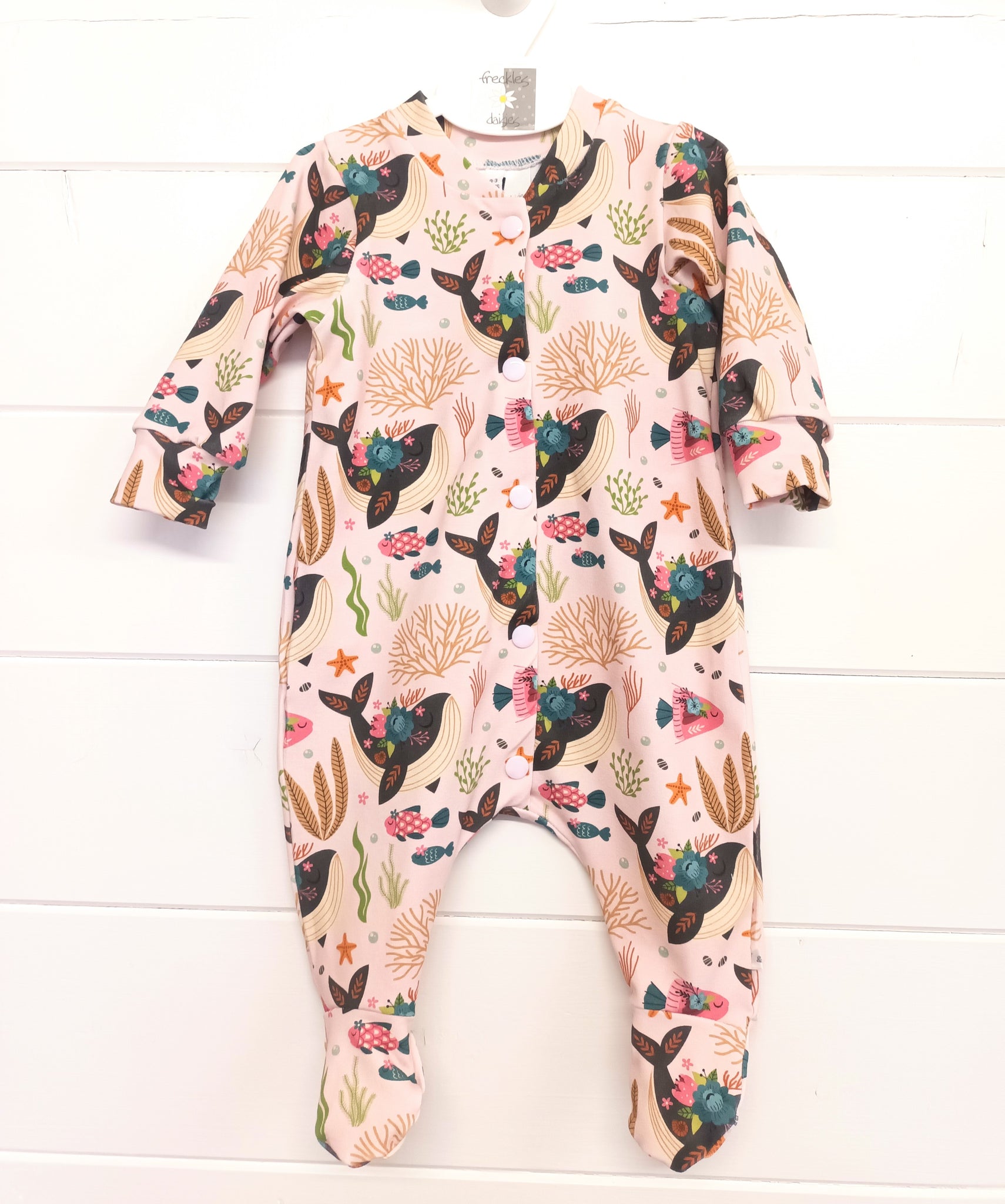 Winnie Whale Sleepsuit