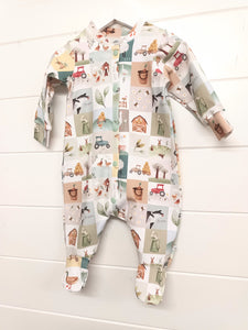 Meadow Farm Sleepsuit