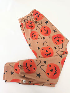 Halloween Pumpkin Treat leggings