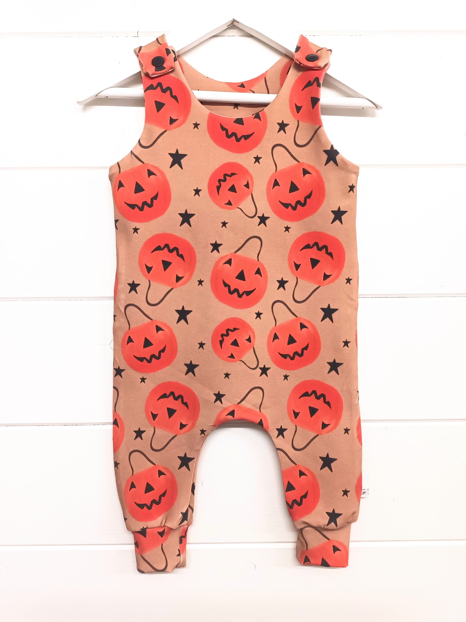 Halloween Pumpkin Treat Romper