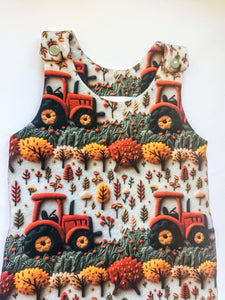 Red Tree Farm Romper