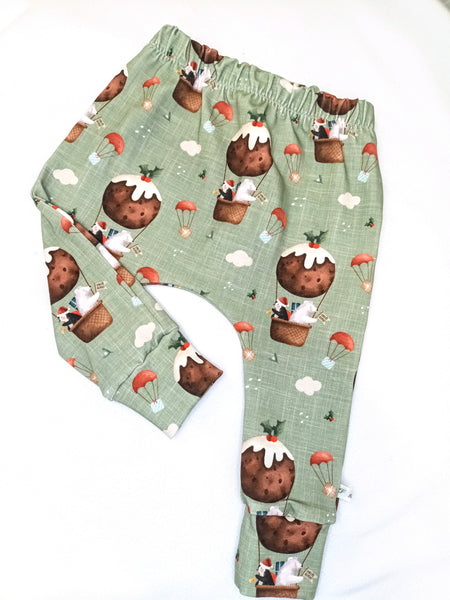 Christmas Pudding Balloon Leggings