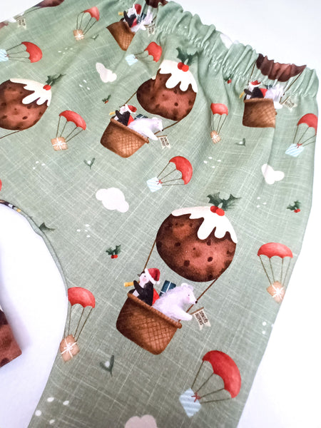 Christmas Pudding Balloon Leggings