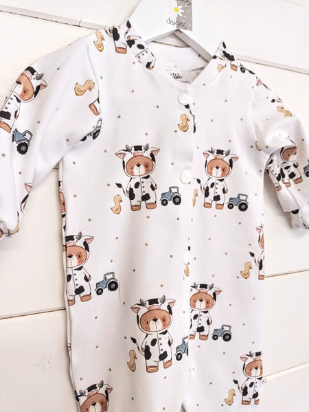 Moo Bear Sleepsuit