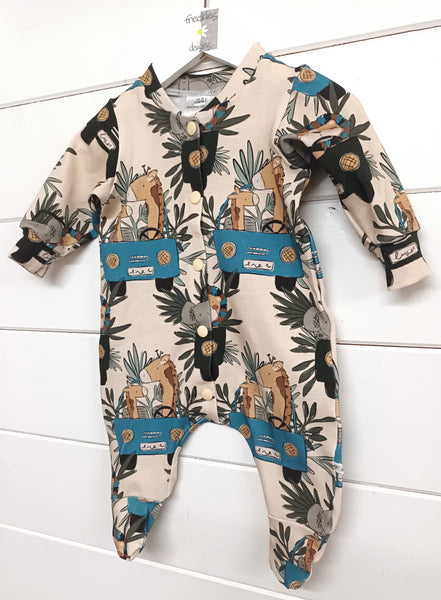 Jungle Tours Neutral Sleepsuit