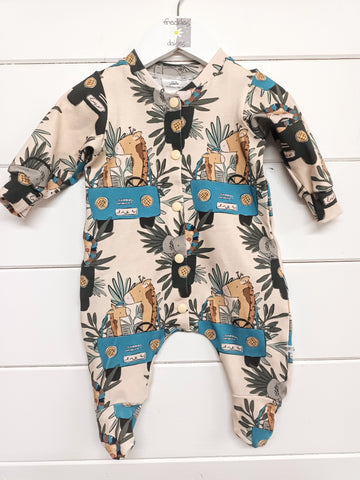 Jungle Tours Neutral Sleepsuit