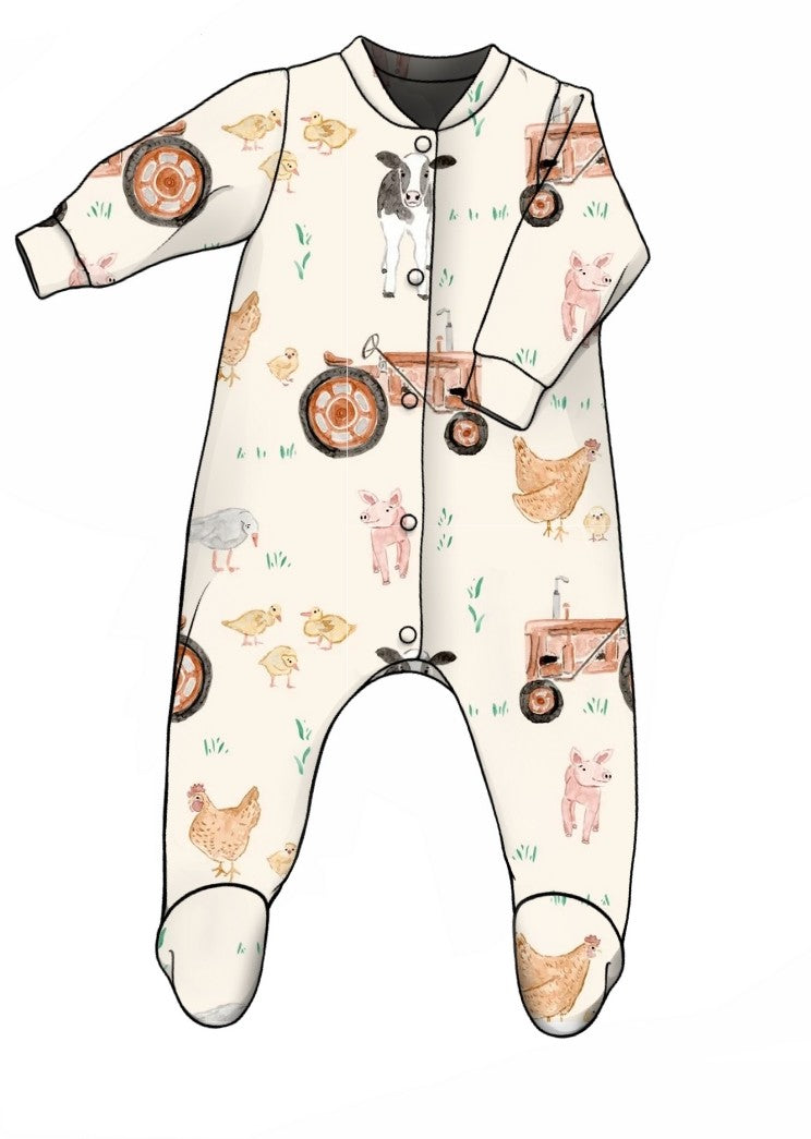 Little Farm Sleepsuit