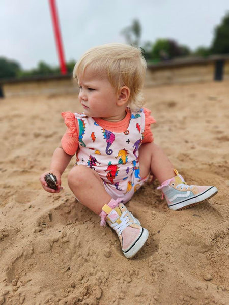 Seahorse Cream Shortie Romper SALE