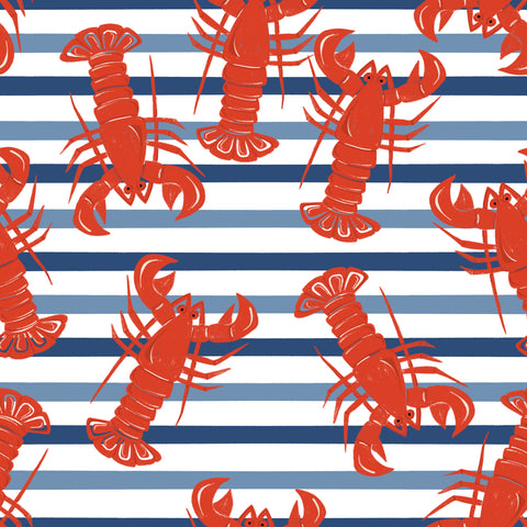 Lobster Life Blue Board Shorts