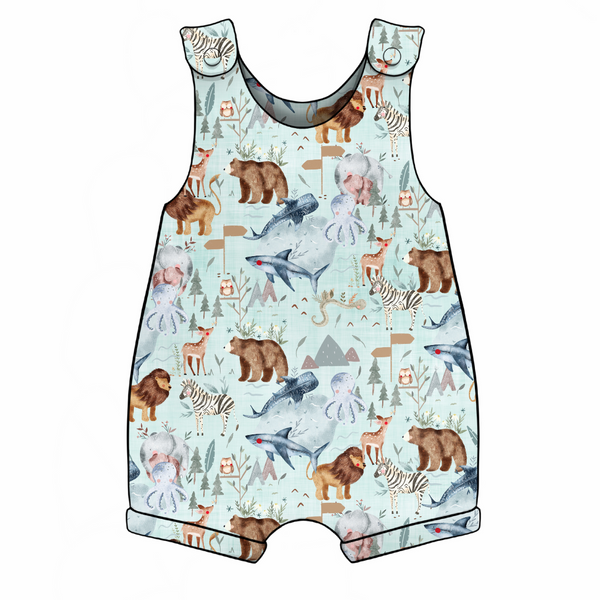 In The Wild Shortie Romper