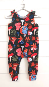 Woodland Fox Green Romper AW25/26