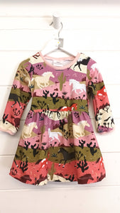 Wild Horses Twirl Dress, Long Sleeve AW25/26