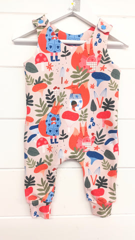 Woodland Fox Neutral Romper AW25/26