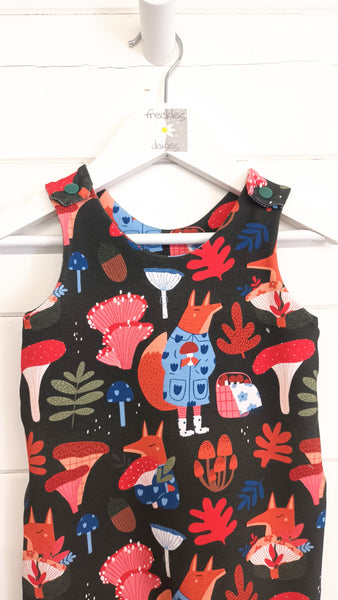 Woodland Fox Green Romper AW25/26