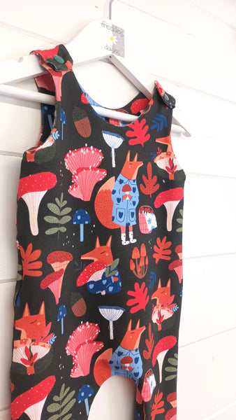 Woodland Fox Green Romper AW25/26