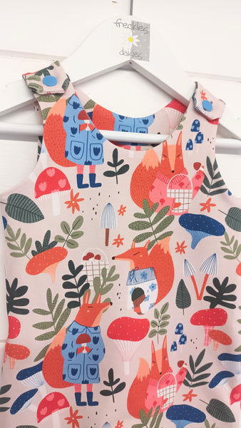 Woodland Fox Neutral Romper AW25/26