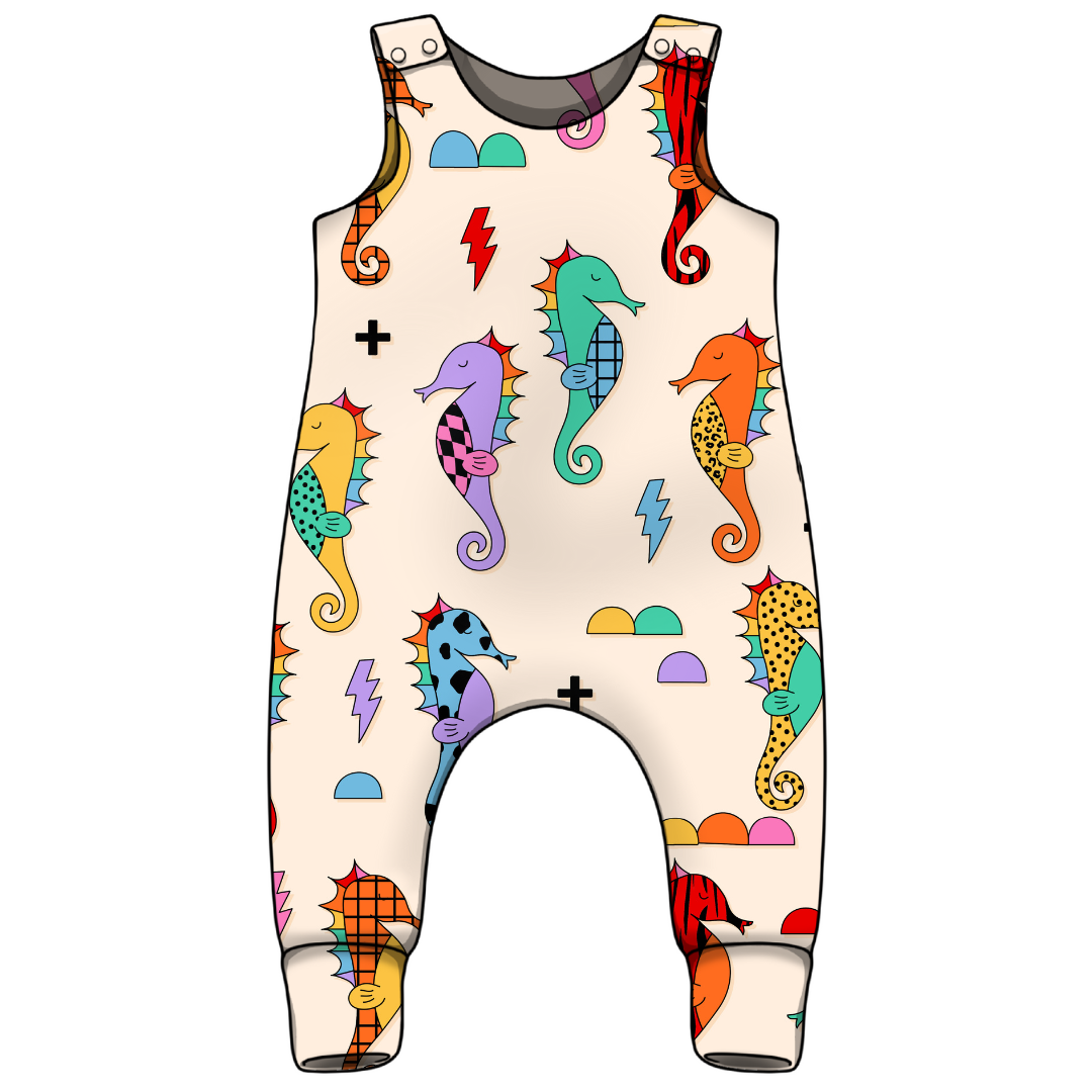 Seahorse Cream Romper SALE