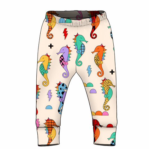 Seahorse Cream Leggings SALE