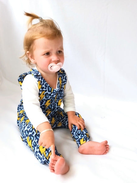 Ziggy Bolt Blue Romper