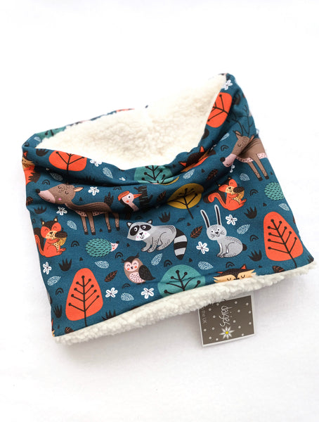 Forest Friends Snood, Baby/Kids/Adult neck Warmer