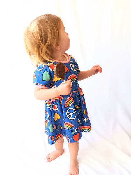 Twirl Dress, Peace & Love Blue, New Spring Collection