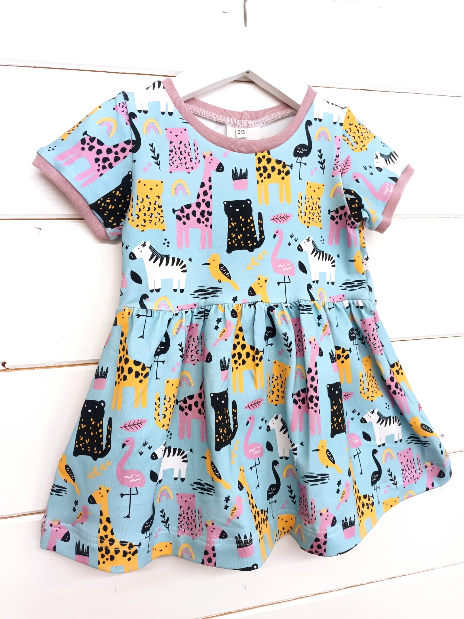Twirl Dress, Zoo Life Blue, New Spring Collection