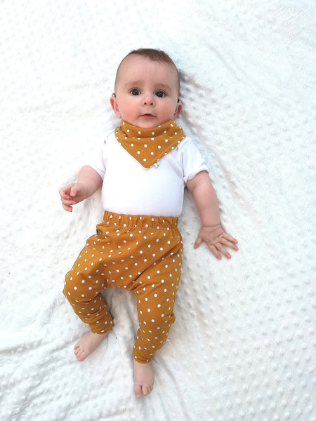 Freckles and Daisies Mustard Spot leggings