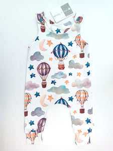 Freckles and Daisies Up Balloon Romper