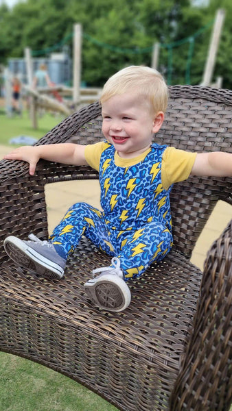 Freckles and Daisies Ziggy Bolt Romper